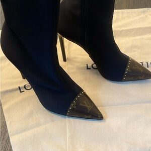 Louis Vuitton Cherie Women's Boots Black Sz 40